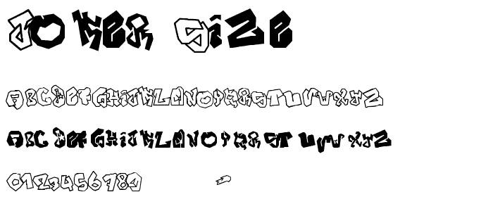 JOKER SIZE font