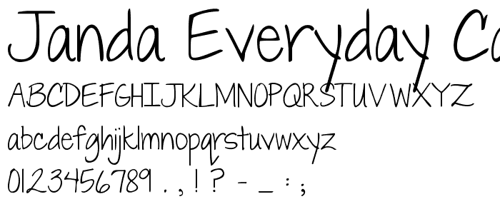 Janda Everyday Casual font