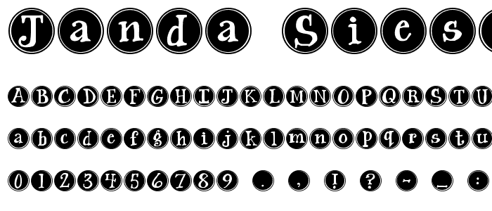 Janda Siesta Sunrise font