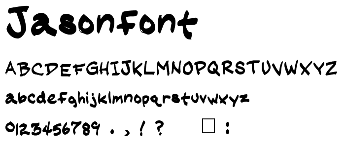 JasonFont font