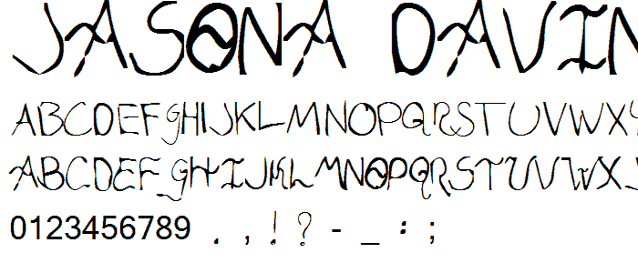 Jasona Davina font