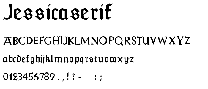 JessicaSerif font