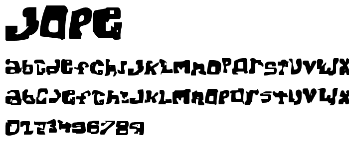 Jope font