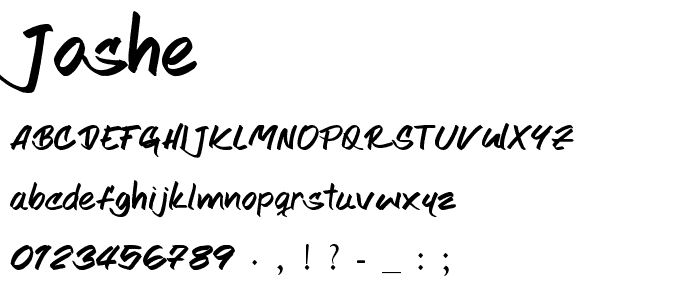 Joshe font