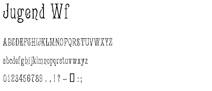 Jugend WF font