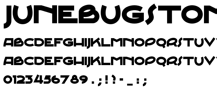 JunebugStompNF ExtraBold font