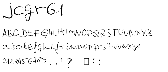 jcgr61 font