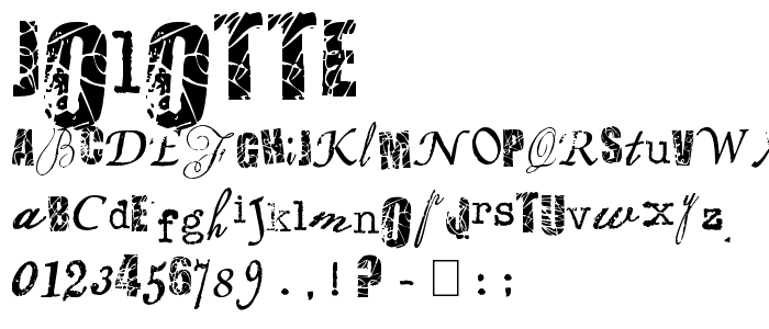 jolotte font