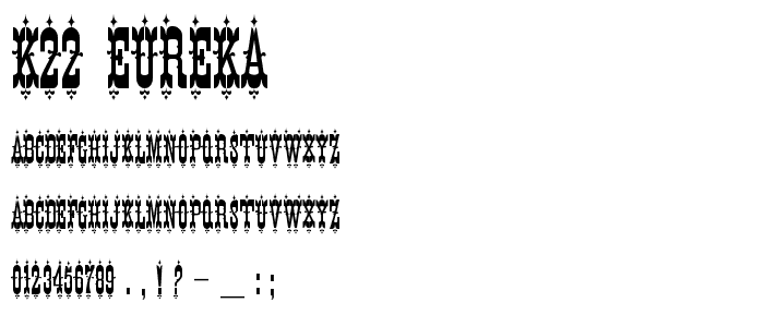 K22 Eureka font