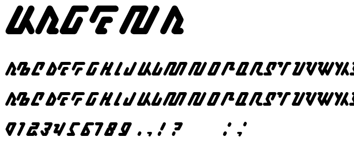 KAGENA font