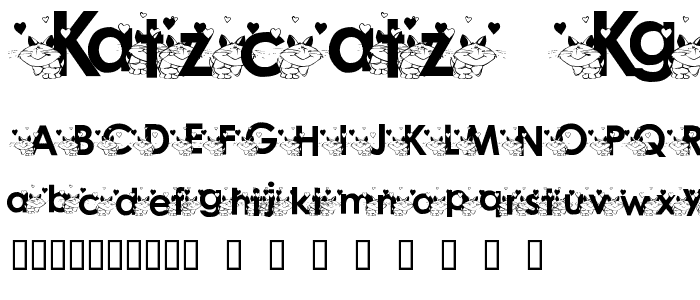 KATZCATZ_KG font