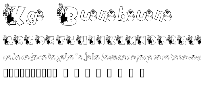 KG BUNBUN font