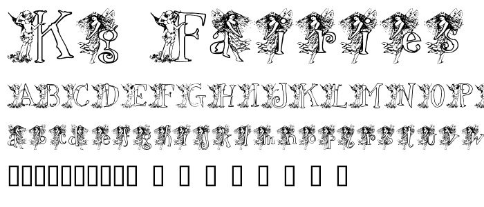 KG FAIRIES font