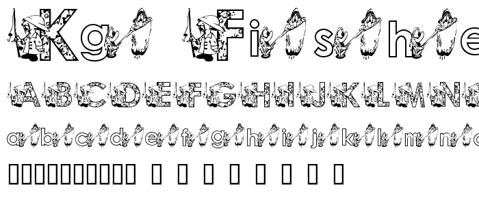 KG FISHERMAN font