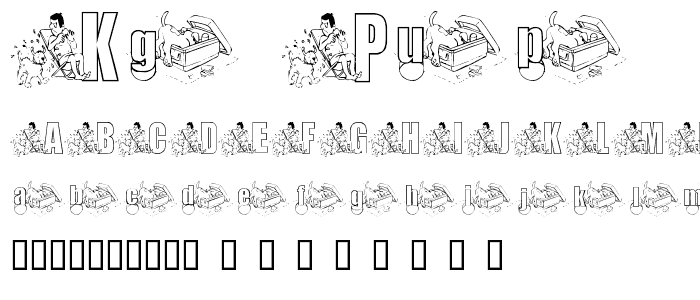 KG Pup font