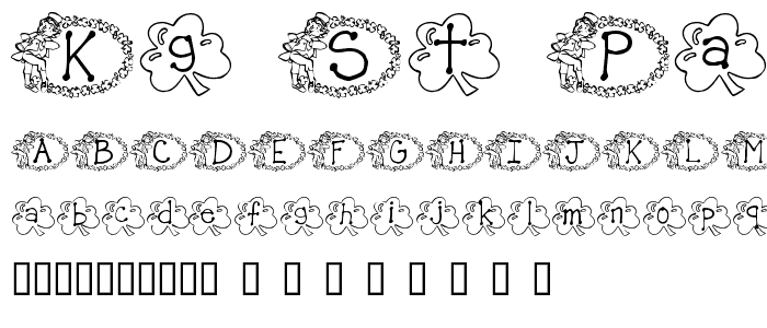 KG ST PATS 3 font