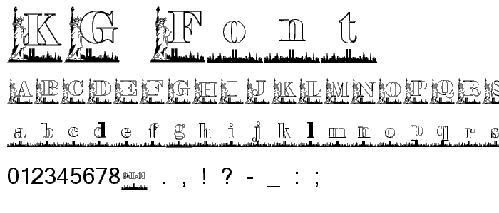 KG 911 font