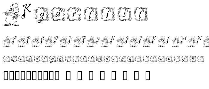 KGARTIST font