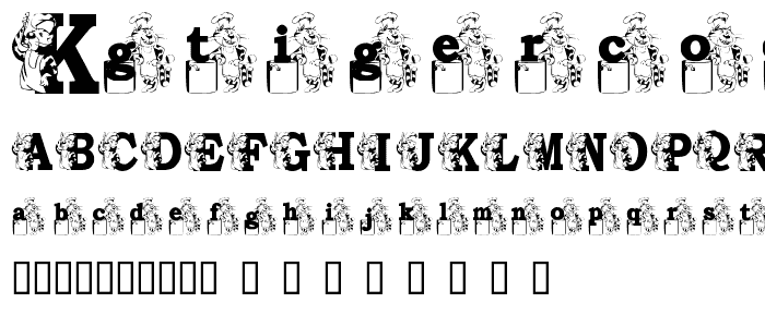 KGTIGERCOOK font