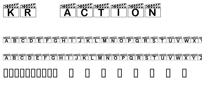 KR Action_ font