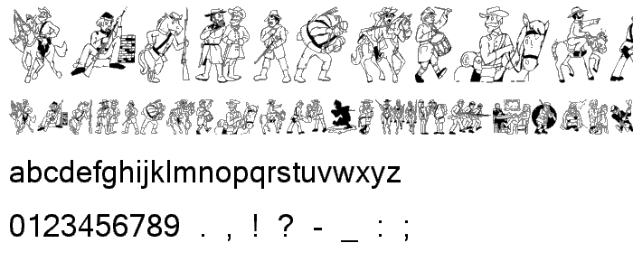 KR Civil War font