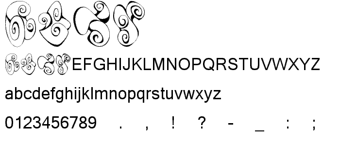 KR Fleur Flair 2 font