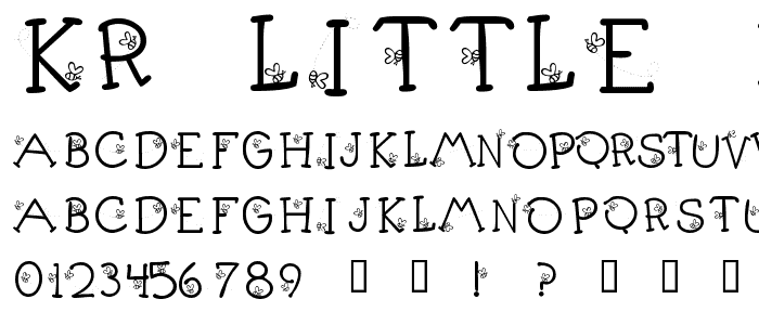 KR Little Buzz font