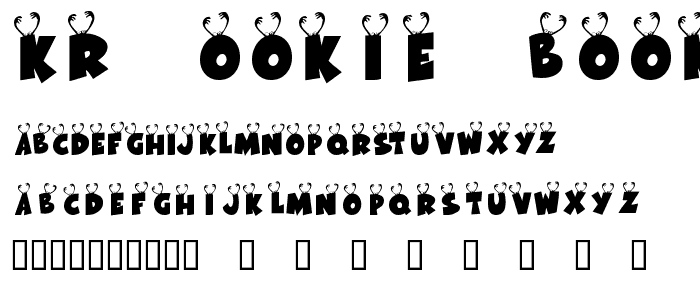 KR Ookie Bookie font