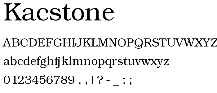 KacstOne font