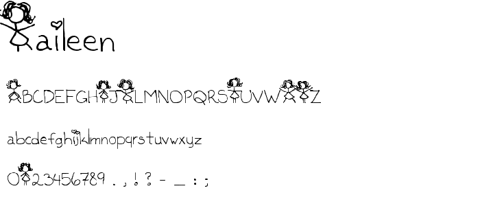 Kaileen font