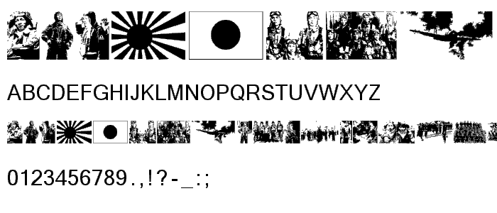 Kamikazebats font