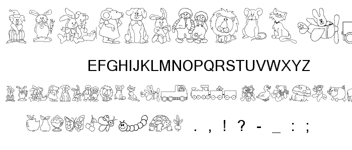 KiddyDing font