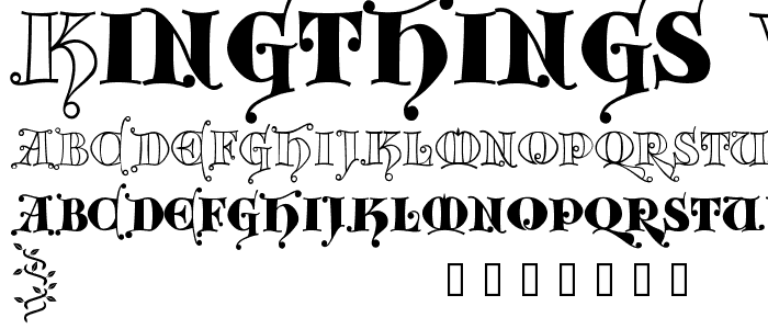 Kingthings Versalis font