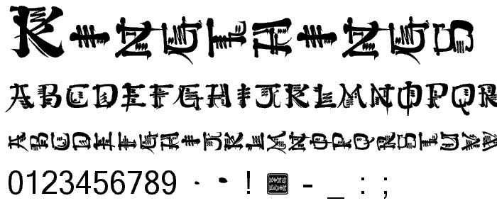 Kingthings Conundrum font