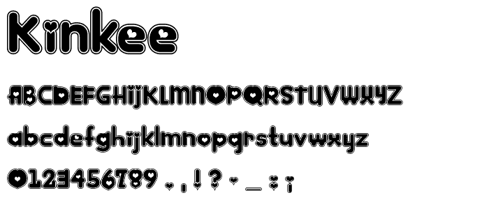 Kinkee font