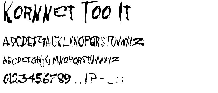 KoRnNet.too.it font