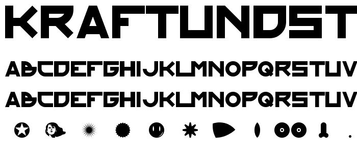 KraftUndStil font