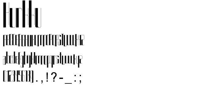 Kurkku font