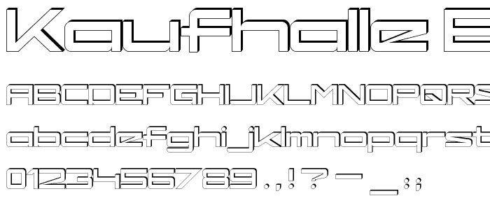 kaufhalle_blech font