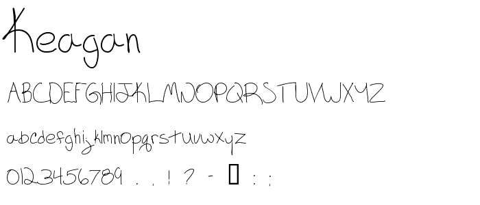 keagan font