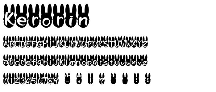 kerorin font