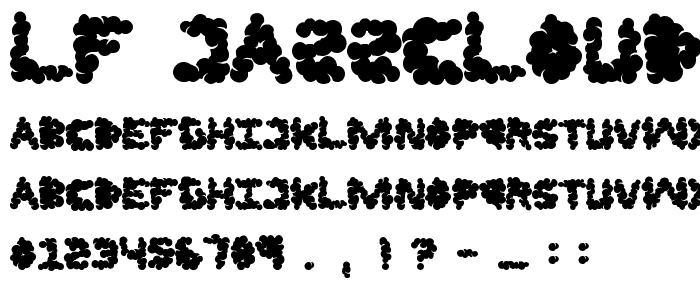 LF Jazzcloud font