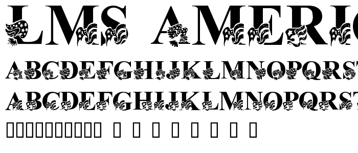 LMS America LSF font