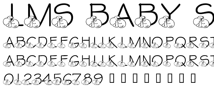 LMS Baby Sophie font