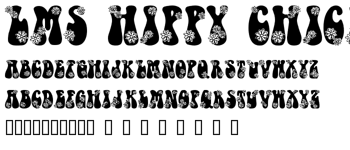 LMS Hippy Chick font