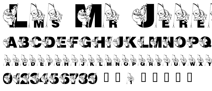 LMS Mr Jeremy Fisher font