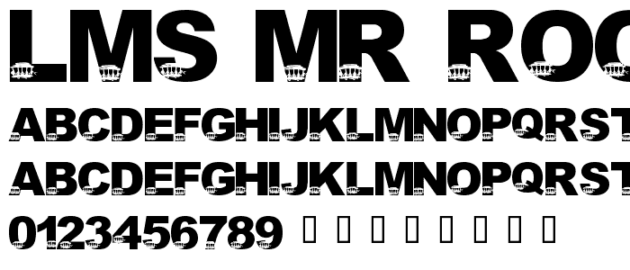 LMS Mr Rogers Trolly font