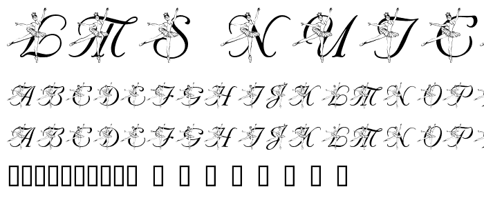 LMS Nutcracker Ballet font