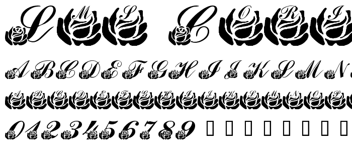 LMS Corinne s Roses font