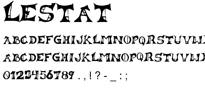 Lestat font